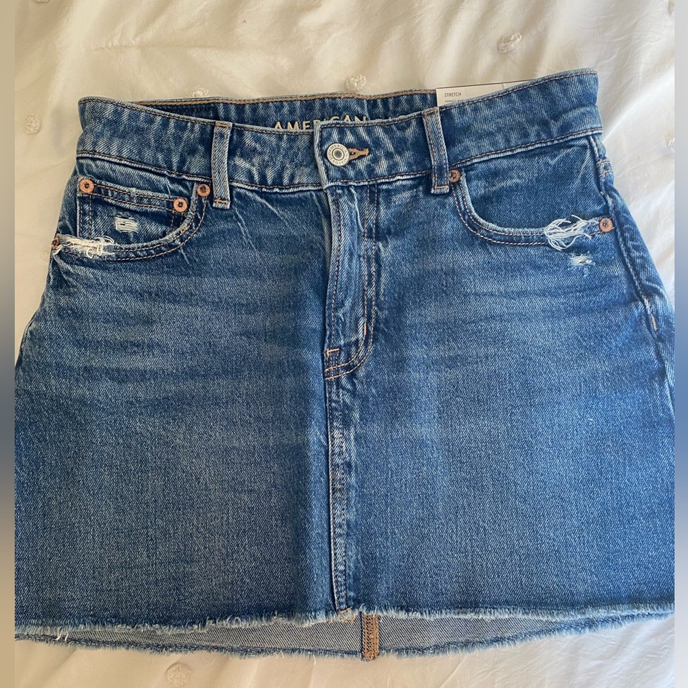 Denim Mini Skirt